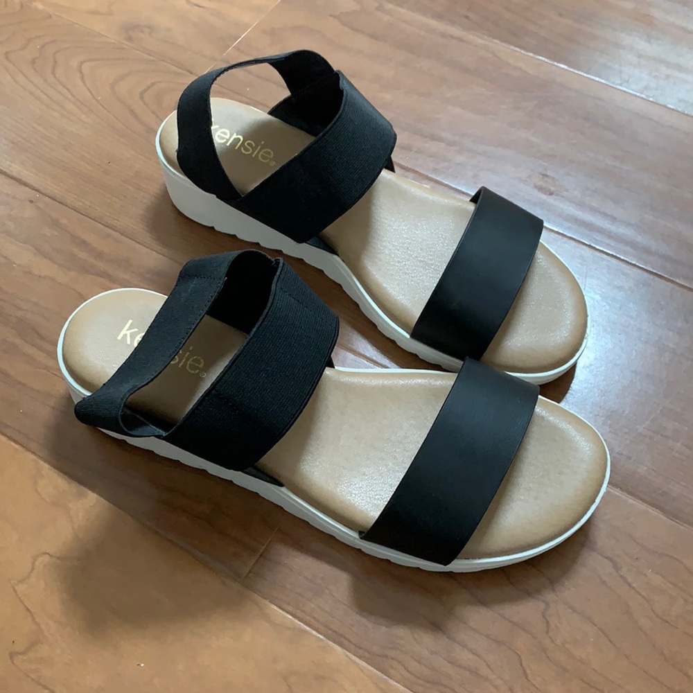 Kenzie everlee black sandals.